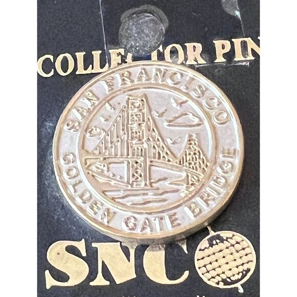 San Francisco GOLDEN GATE BRIDGE Souvenir Pin Brooch - Picture 5 of 6